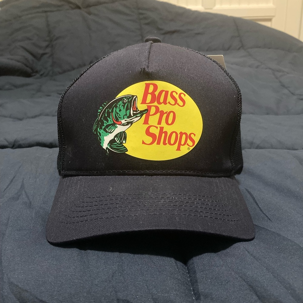 Bass Pro Shops Navy Mesh Cap
